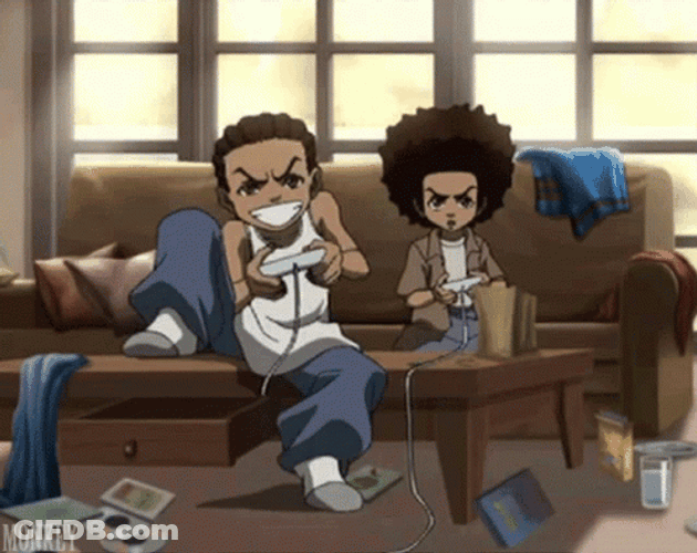 Riley Freeman Playing With Ruey Freeman GIF