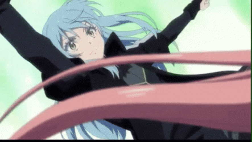 Rimuru Tempest Flaying Away GIF