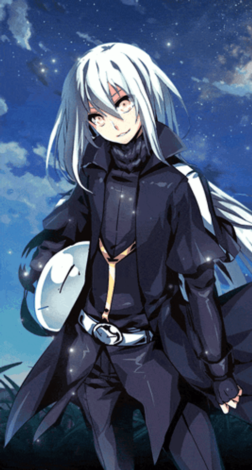 Rimuru Tempest Flirty Stare On Starry Night GIF