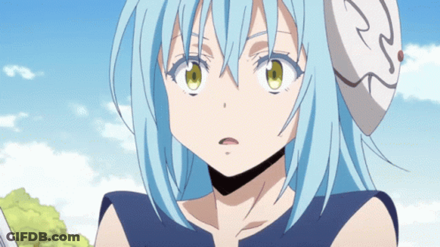 Rimuru Tempest Transitioning To Slime GIF