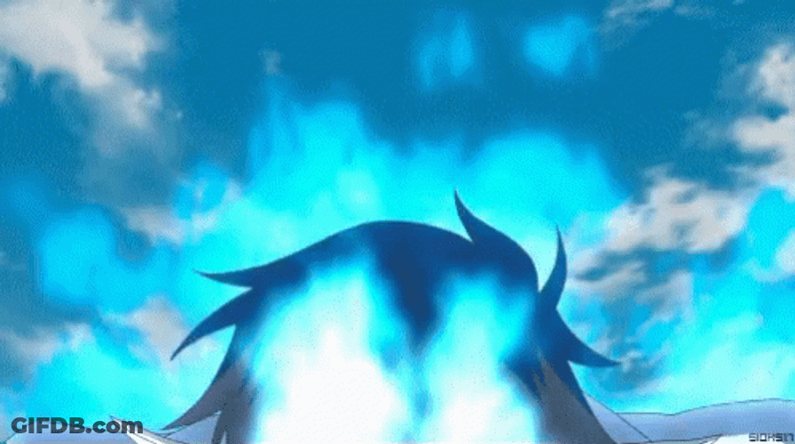 Rin Okumura Blue Flame GIF