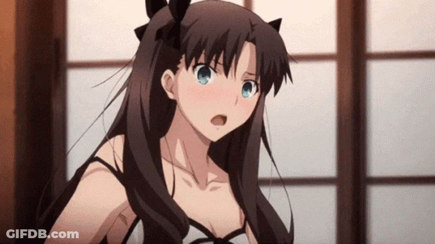 Rin Tohsaka Anime Madly Speaking GIF