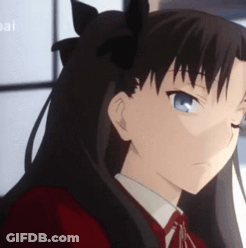 Rin Tohsaka Anime You're Such A Funny Boy GIF