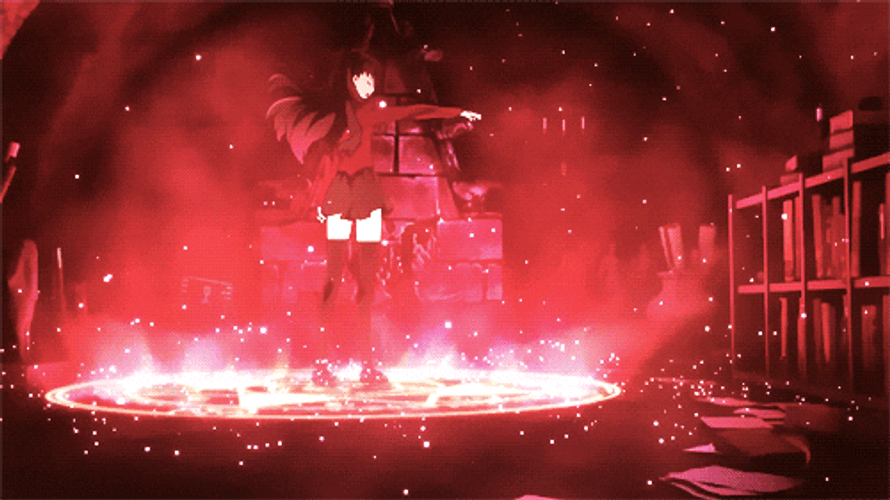 Rin Tohsaka Fate Stay Night Power GIF