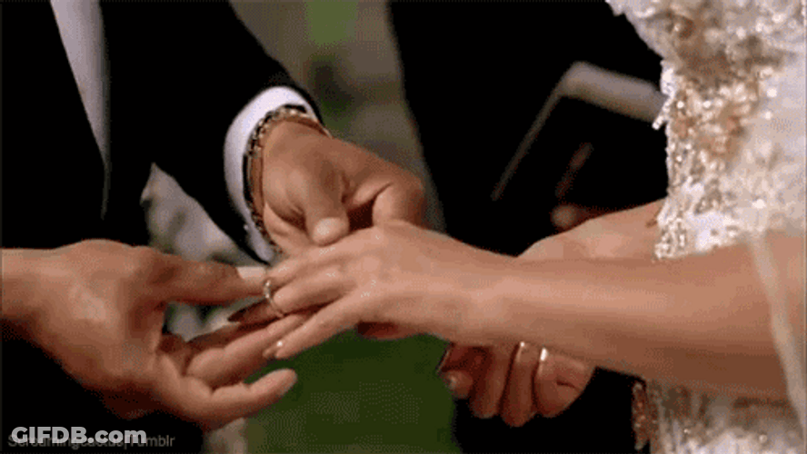 Ring Wearing On Wedding GIF