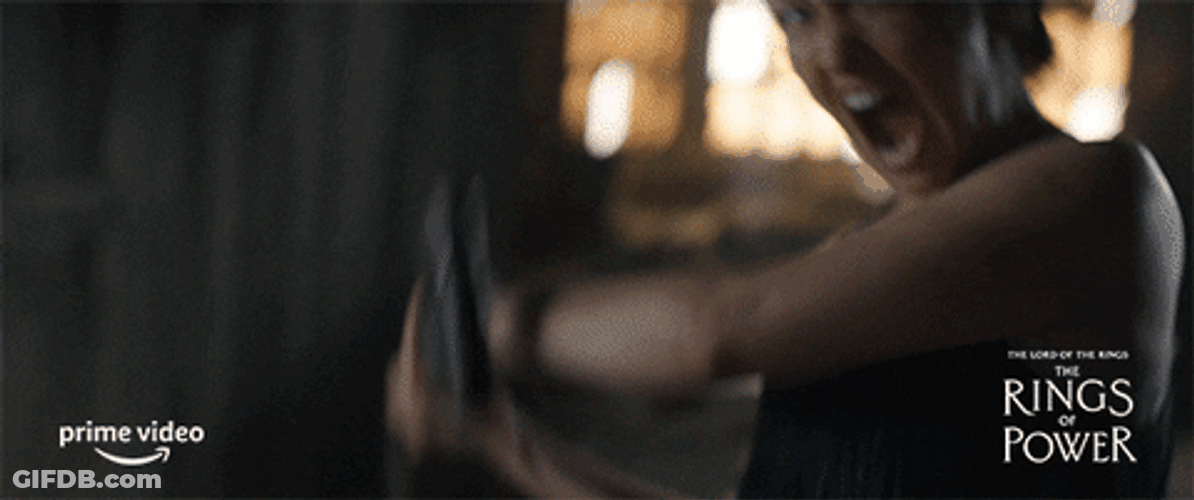Rings Of Power Bronwyn Orcs GIF