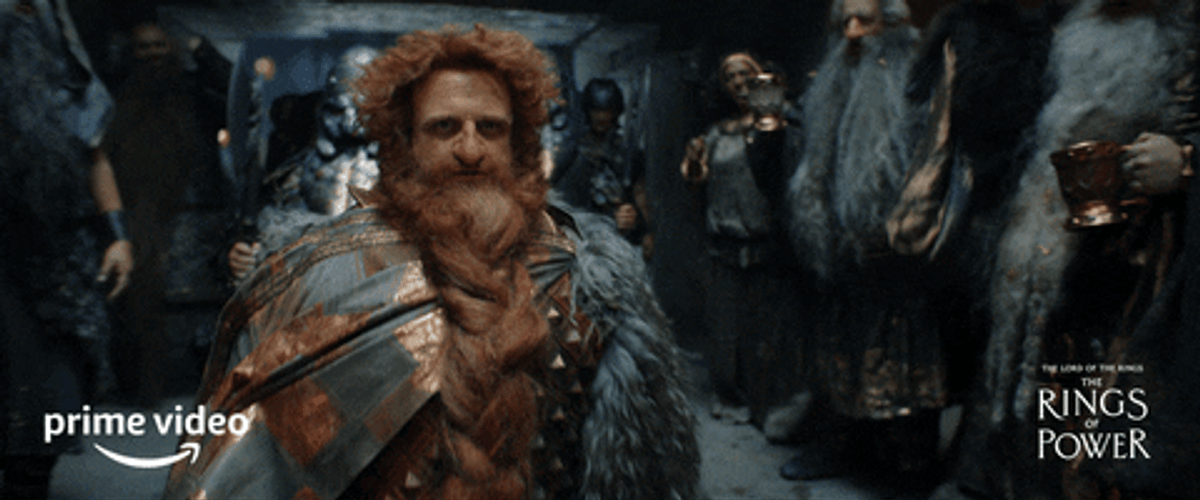 Rings Of Power Durin Fist GIF
