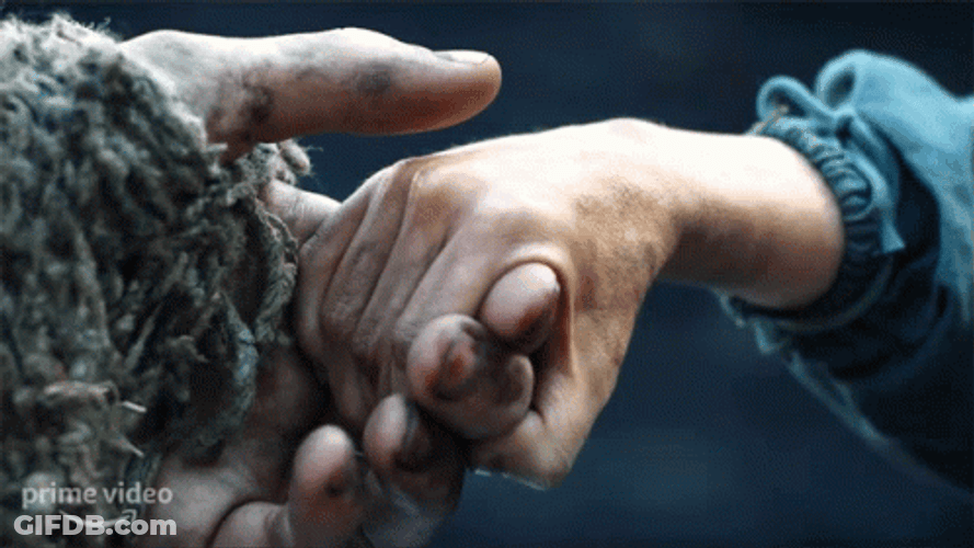 Rings Of Power Hold Hands GIF