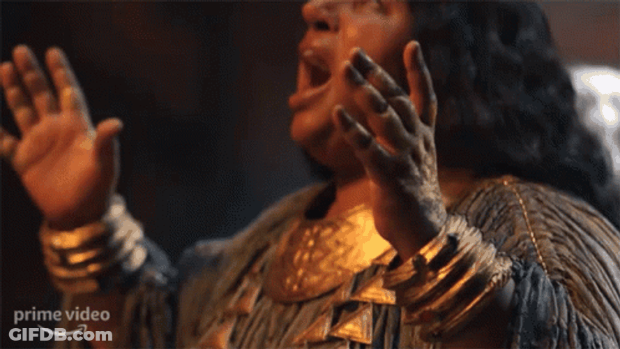 Rings Of Power Singing Disa GIF