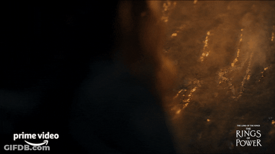 Rings Of Power Symbol Forming GIF