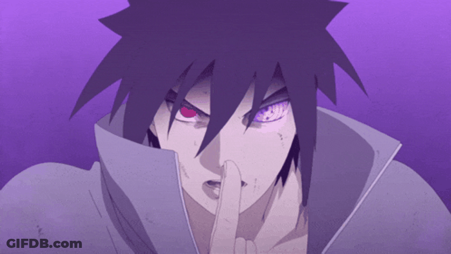 Rinne Gan Sasuke Uchiha GIF