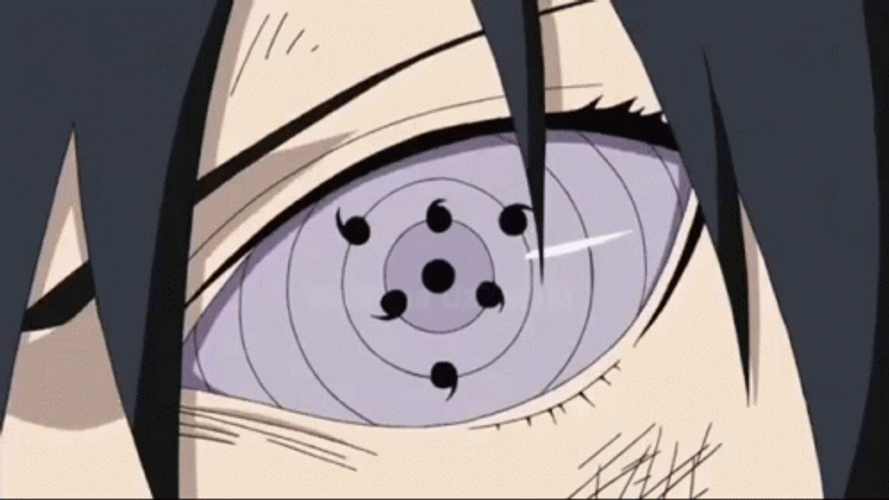 Rinnegan Sasuke Close Up Eyes GIF