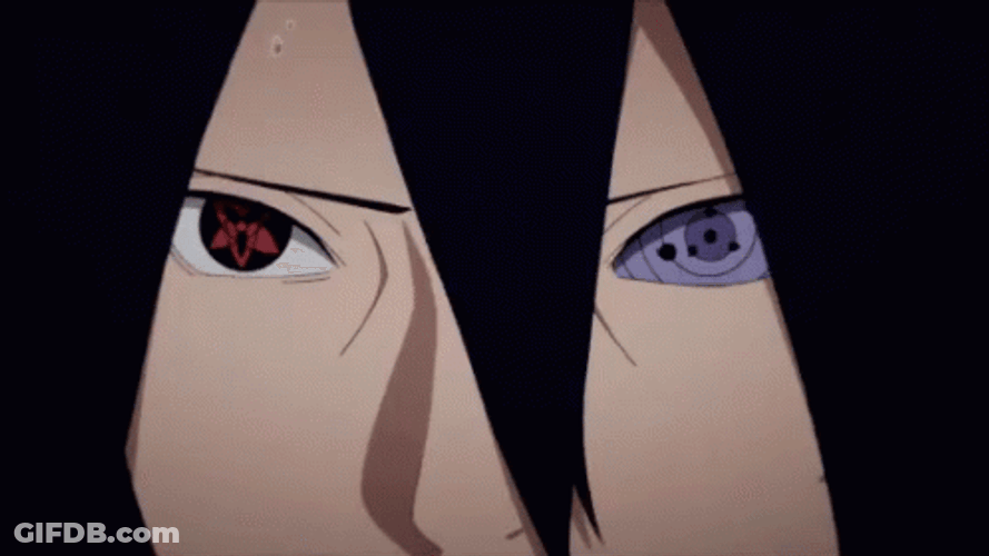 Rinnegan Sasuke Eyes Transforms GIF