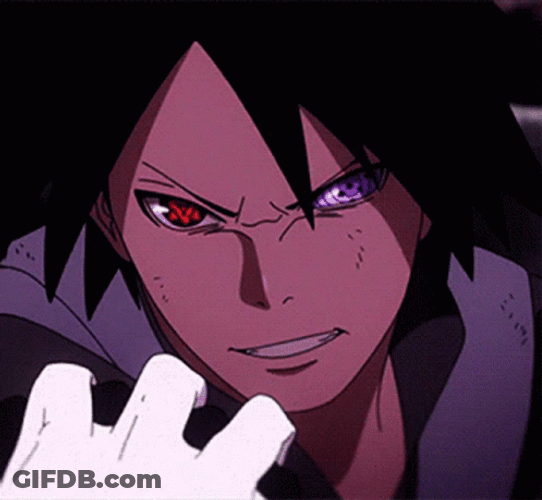 Rinnegan Sasuke Flowing Volt GIF
