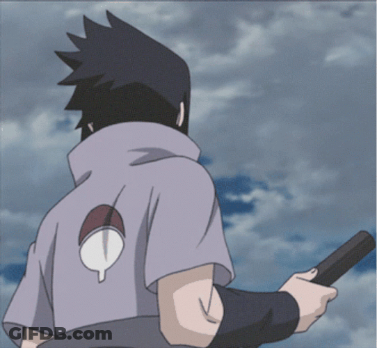 Rinnegan Sasuke Getting Ready GIF