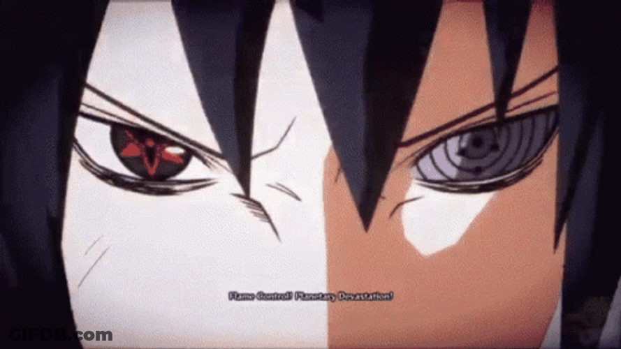 Rinnegan Sasuke Transformation GIF