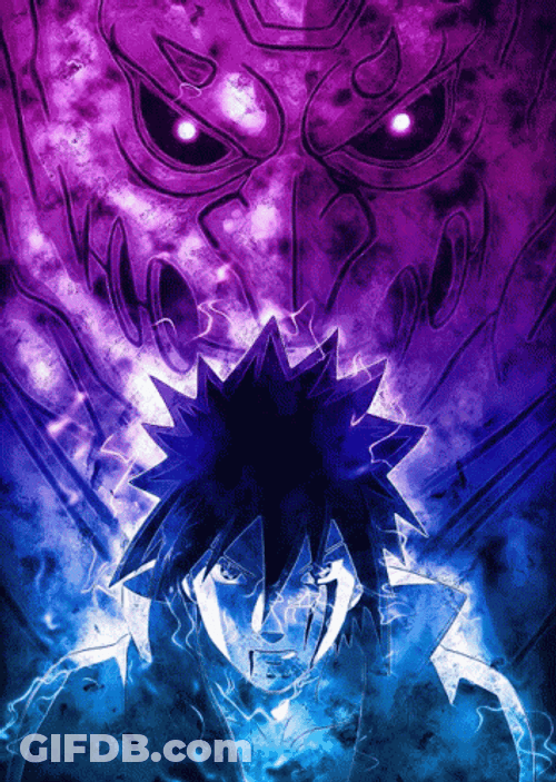Rinnegan Sasuke Uchiha GIF