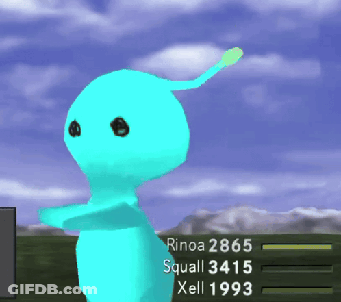 Rinoa 2865 Squall 3415 And Xell 1993 Are The Numbers Shown On The Screen GIF