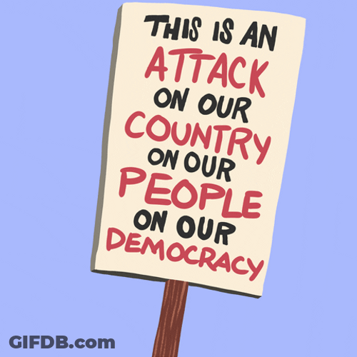 Riot Poster Text GIF