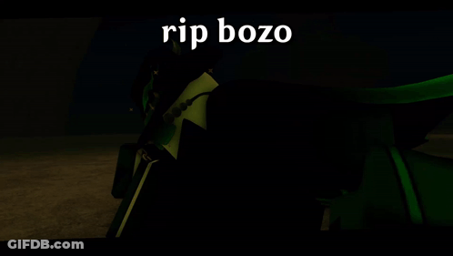 Rip Bozo Text GIF