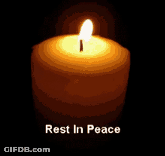 Rip Candle Rest In Peace Night GIF