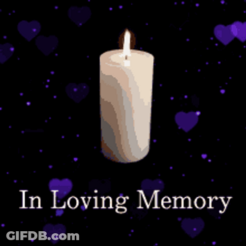 Rip Rest In Peace Candle In Loving Memory GIF