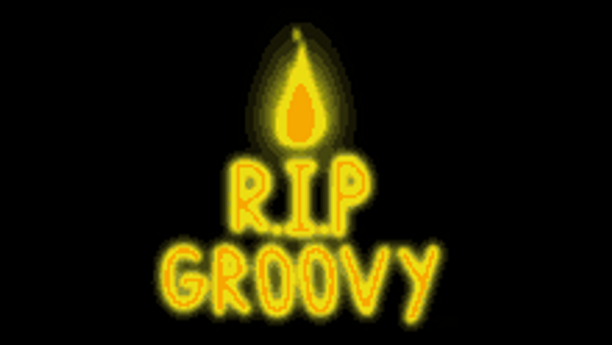 Rip Rest In Peace Groovy Candle GIF