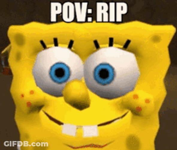 Rip Rest In Peace Spongebob Dancing GIF
