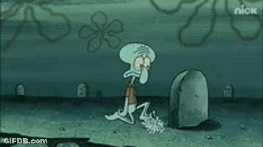 Rip Rest In Peace Squidward Hopes And Dreams GIF