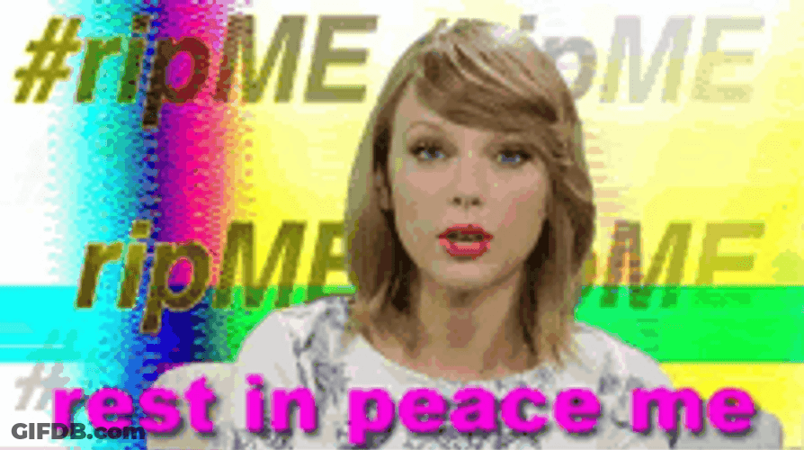 Rip Rest In Peace Taylor Swift 1989 GIF