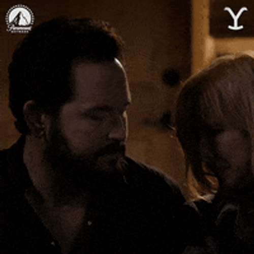 Rip Yellowstone Comforting Woman GIF