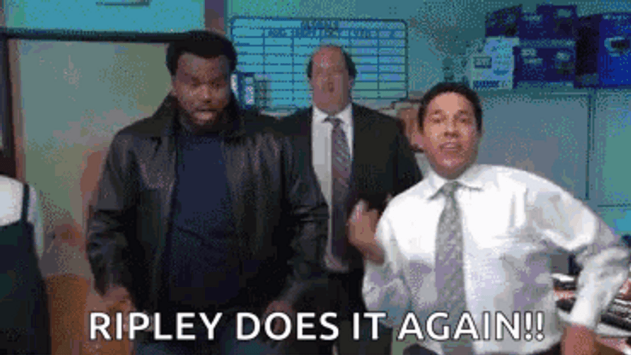 Ripley Does It Again Celebration Meme GIF