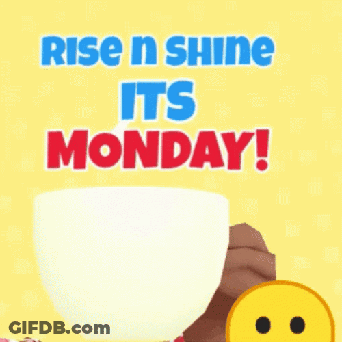 Rise And Shine Its Monday Monday GIF
