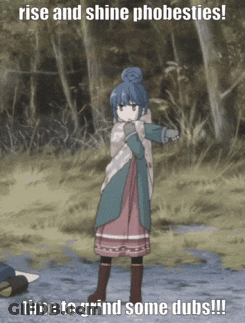 Rise And Shine Rin Shima Stretching GIF