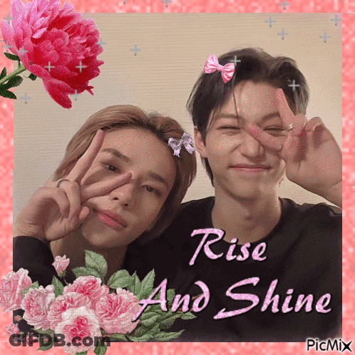 Rise And Shine With Flowers GIF
