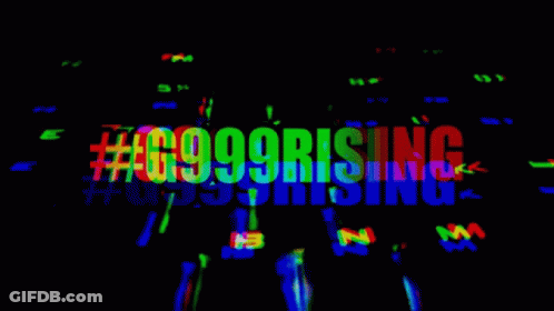 Rising On Dark Background GIF
