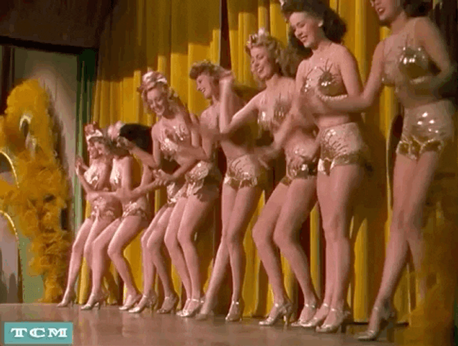 Rita Hayworth Dancing Girls GIF