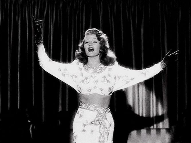 Rita Hayworth Gilda Sing Dance GIF