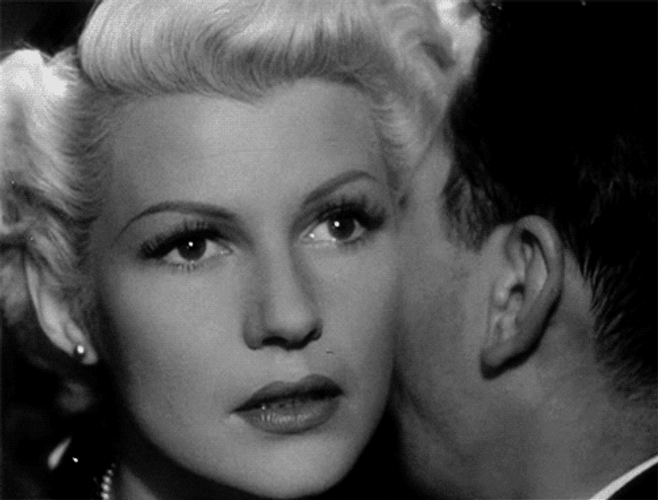 Rita Hayworth Listen Whisper GIF
