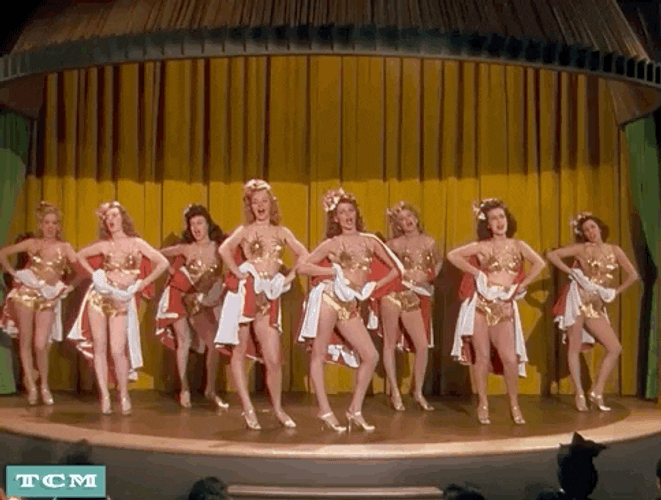 Rita Hayworth Show Must Go On GIF