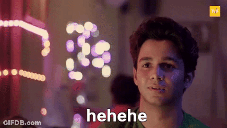 Ritvik Sahore Laughing Hehe GIF