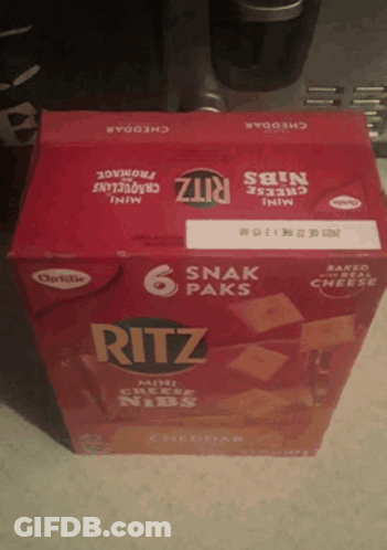 Ritz Mini Cheese Nibs Cheddar GIF