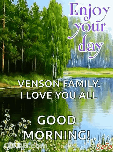 River With Enjoy Your Day Venson Family GIF