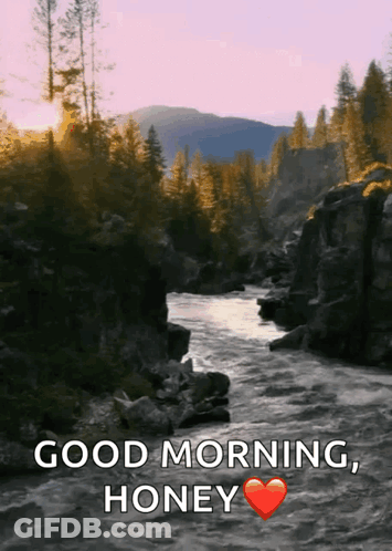 River With Good Morning Honey GIF