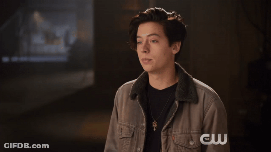Riverdale Cole Sprouse Interview GIF