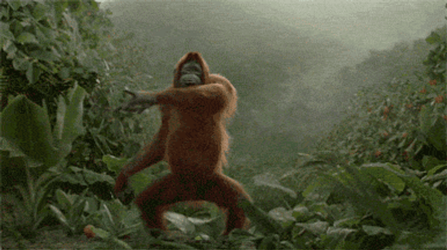 Rizz Monkey Slaying Dance Moves GIF