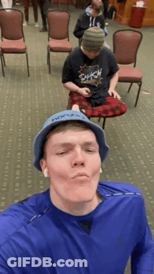 Rizzler Alex Chief Vlogger Shushing GIF