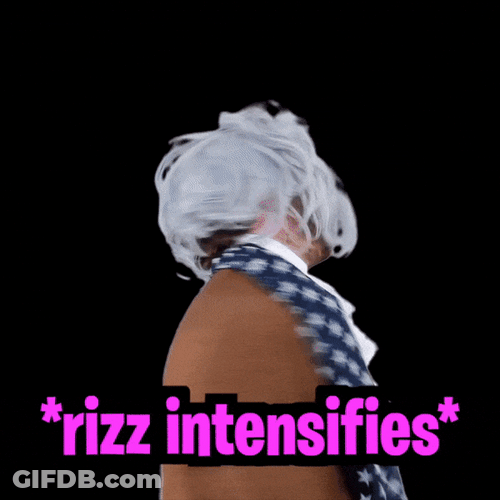 Rizzler Benjamin Close Up Shot GIF