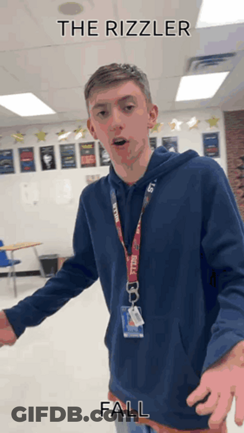 Rizzler Funny Vlogger Passing Out GIF