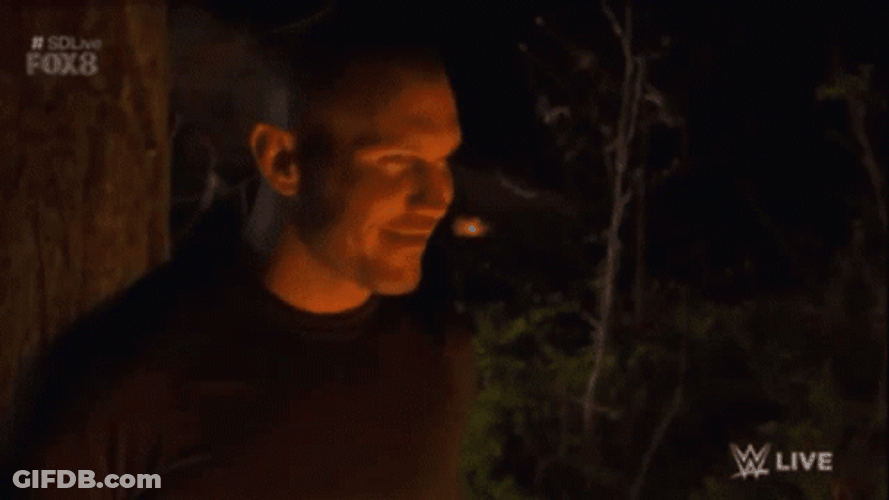 Rko Outta Nowhere Fire Burst GIF